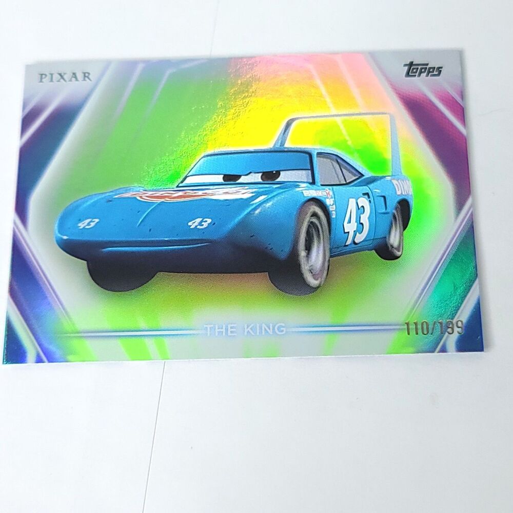 The King Topps 2026 Disney Neon Holo Parallel Refractor Limited 110/199